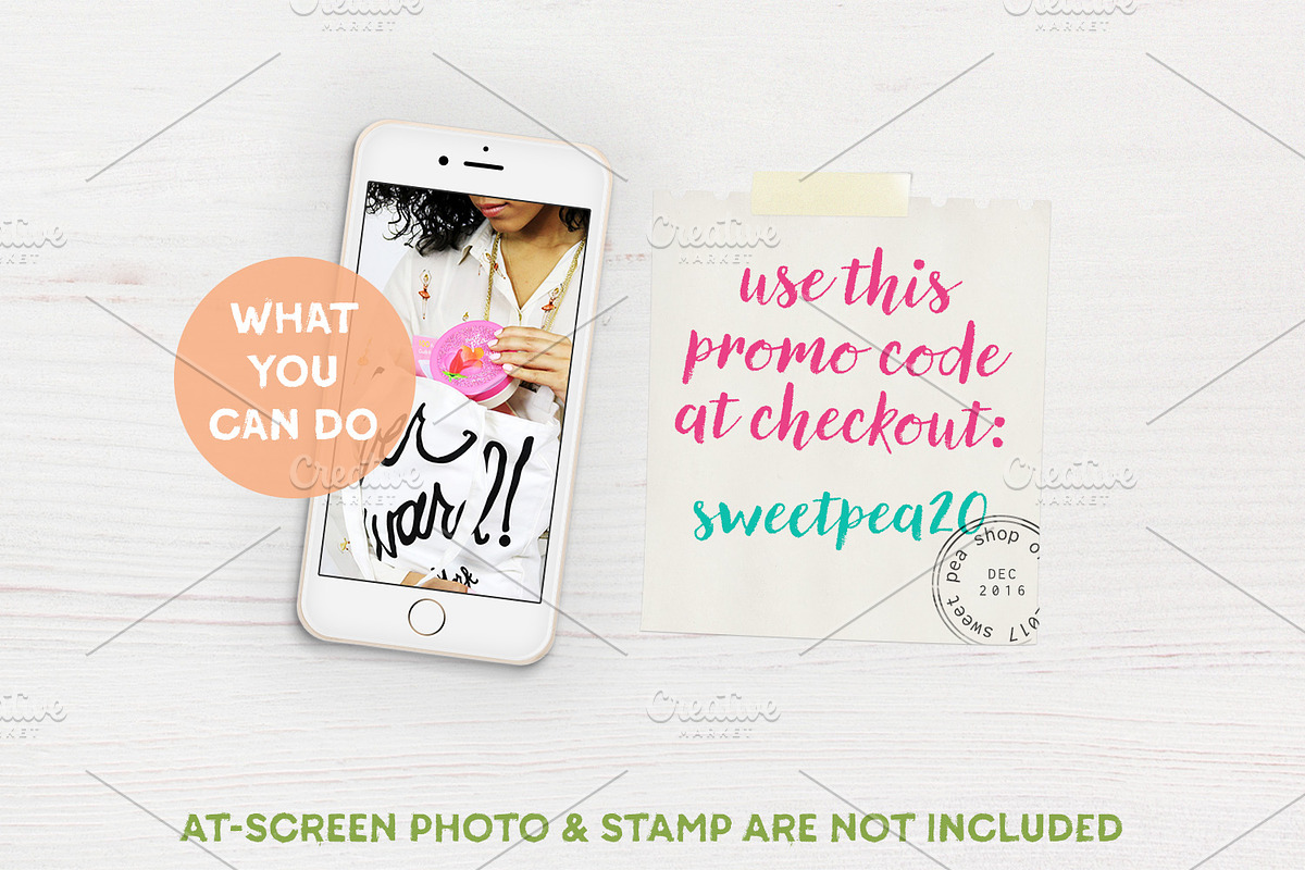 Black & White iPhone 6s™ Mockup, an iPhone Mockup by Hype Your Prints (Photo 5 of 5)