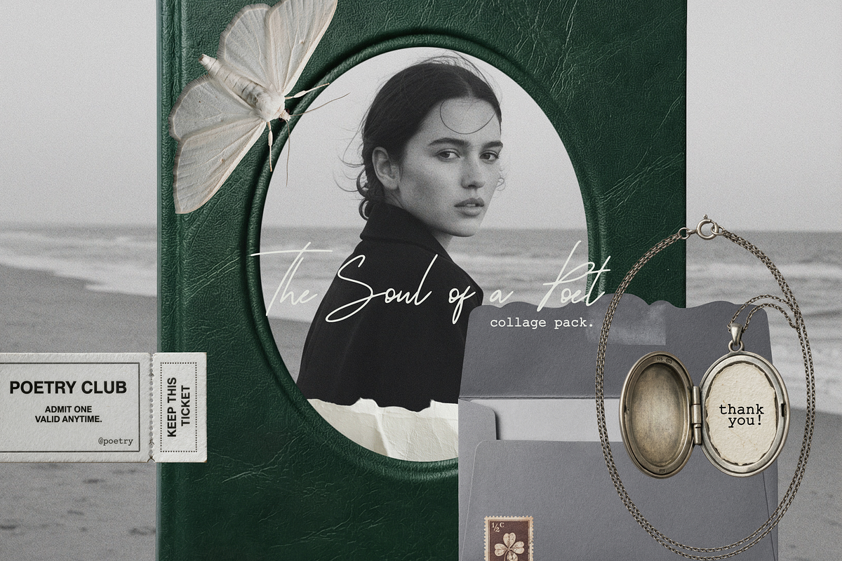 The Soul of a Poet: Collage Pack, an Object Graphic by TiriCo (Photo 13 of 13)