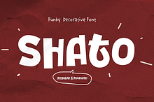 Shato - Funky Decorative Font