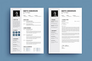 Minimal Resume and Cover Letter, a Resume Template by PixelStudio (Thumbnail 1 of 4)