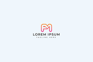 Letter FM logo, a Branding & Logo Template by vectplus