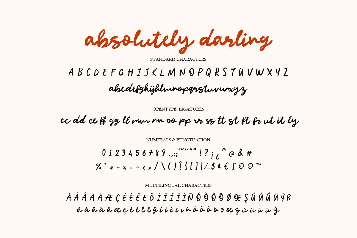 Absolutely Darling Bold Script Font, a Handwritten Font by Kaya Fonts (Photo 18 of 40)