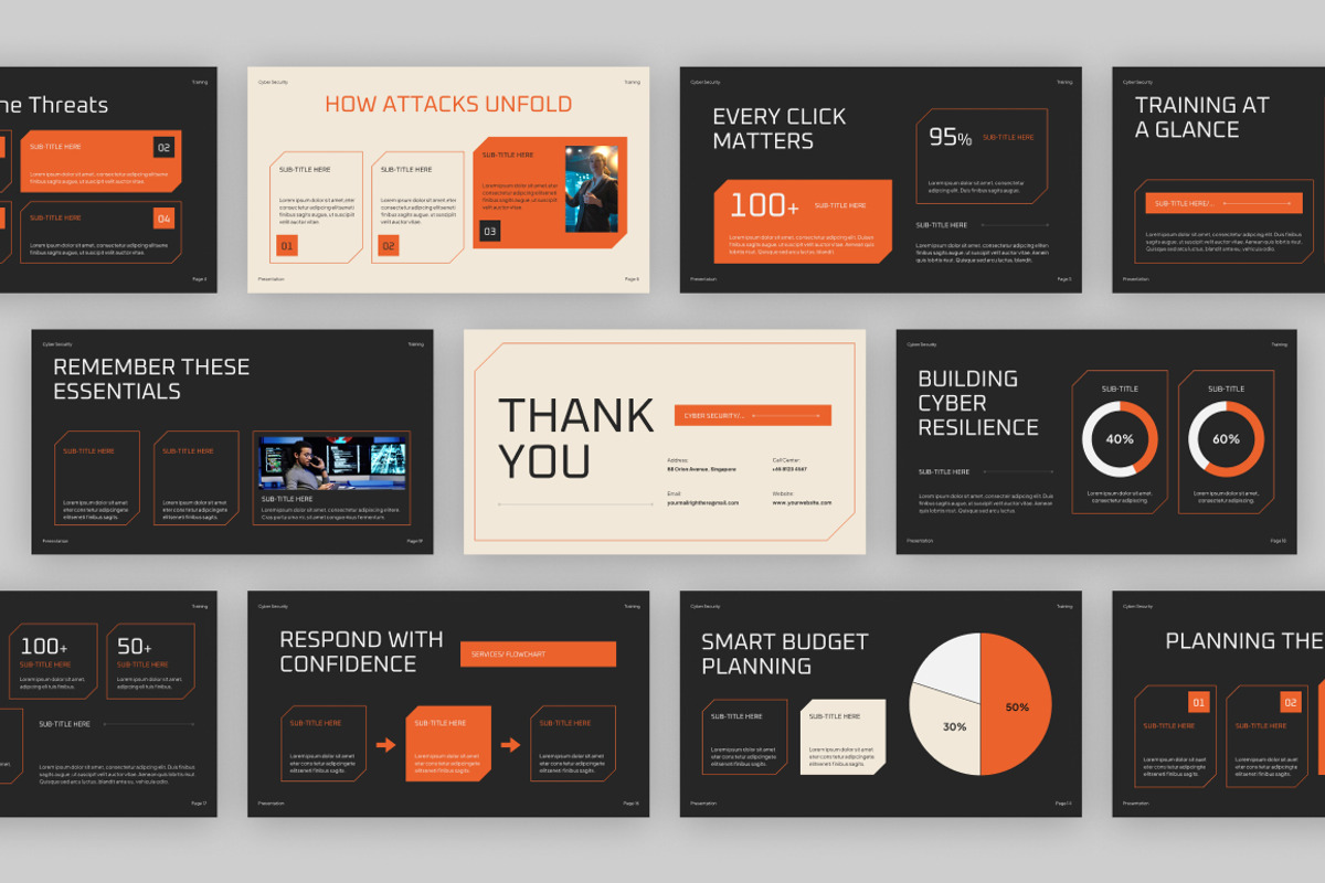 Cyber Security Awareness Training, a Presentation Template by Loin Studio (Photo 4 of 4)