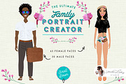 Portrait Creator Family Summer Beach, a Person Illustration by Lauren Lesley Studio (Thumbnail 2 of 15)