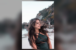 Windswept Hair at the Beach