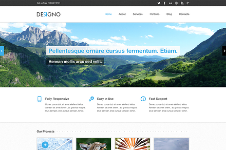Designo - Corporate PSD Theme