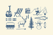 Winter Graphic, a Seasonal Illustration by Skilline Supply Co. (Thumbnail 4 of 11)