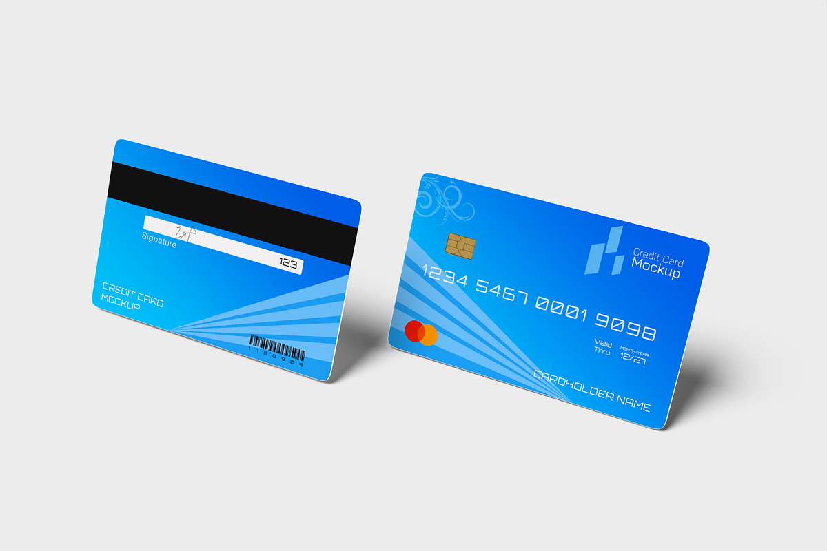 Credit Card Mockup, a Print Template by rahmatmoscae (Photo 3 of 10)