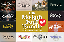 The Modern Font Bundle
