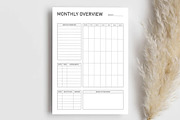 Monthly Overview, a Stationery Template by DesignDevisers (Thumbnail 4 of 10)