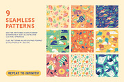 Summer Day Patterns - Vector, a Pattern Graphic by Carole Chevalier (Thumbnail 2 of 9)