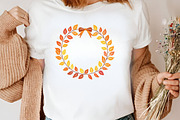 Coquette Fall Autumn Halloween Frame, an Illustration by Canvas Craft (Thumbnail 4 of 7)