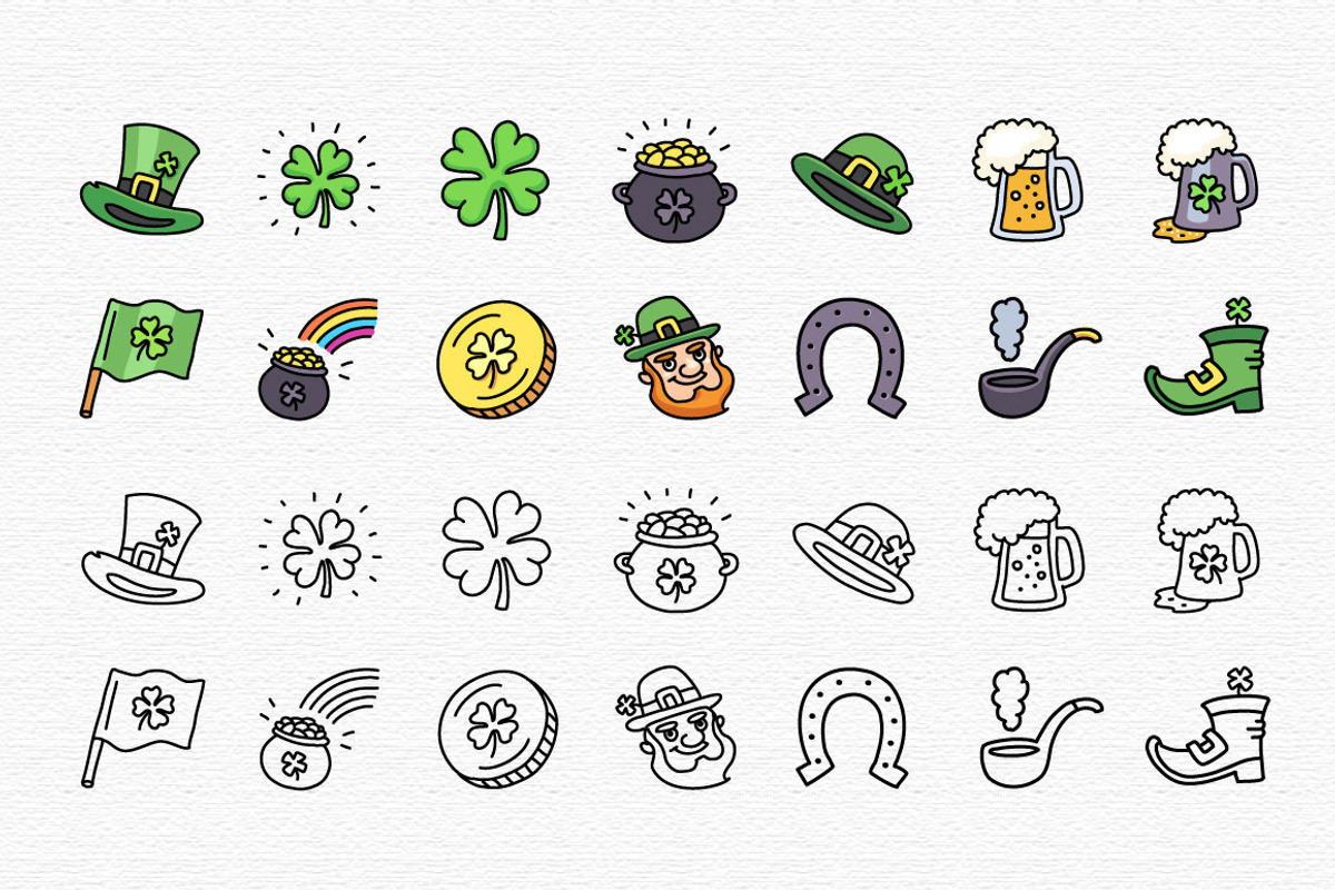 Lucky Leprechaun Icon Collection, an Icon by Iconka (Photo 2 of 2)