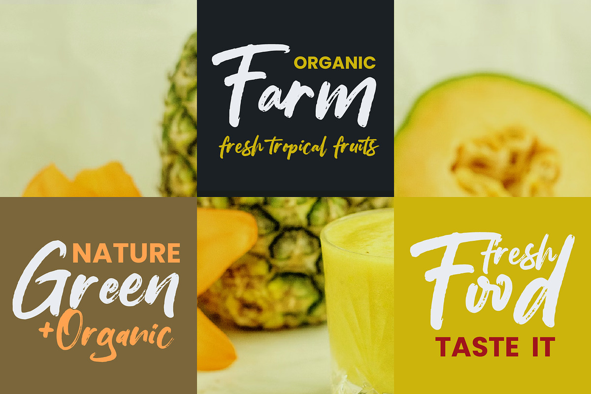 Canteen Doodle - Brush Display Font, a Script Font by Inviline.co (Photo 2 of 12)