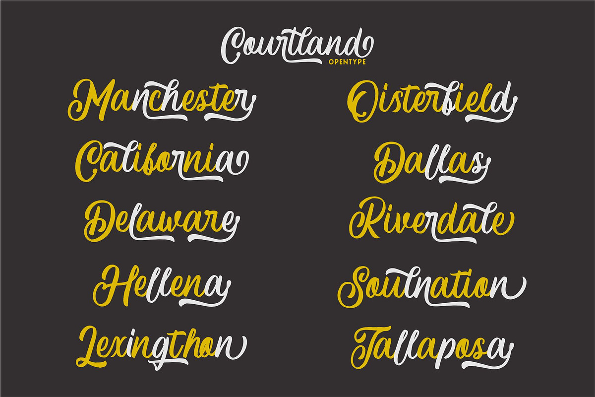 Courtland Handdrawn preview 3