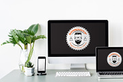 Luxury Barbershop Logo Design, a Branding & Logo Template by YUDesignStore (Thumbnail 3 of 8)
