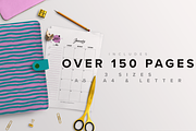 2017 Ultimate Planner Kit- 3 Sizes, a Stationery Template by Nerdy Girl Creative (Thumbnail 2 of 3)
