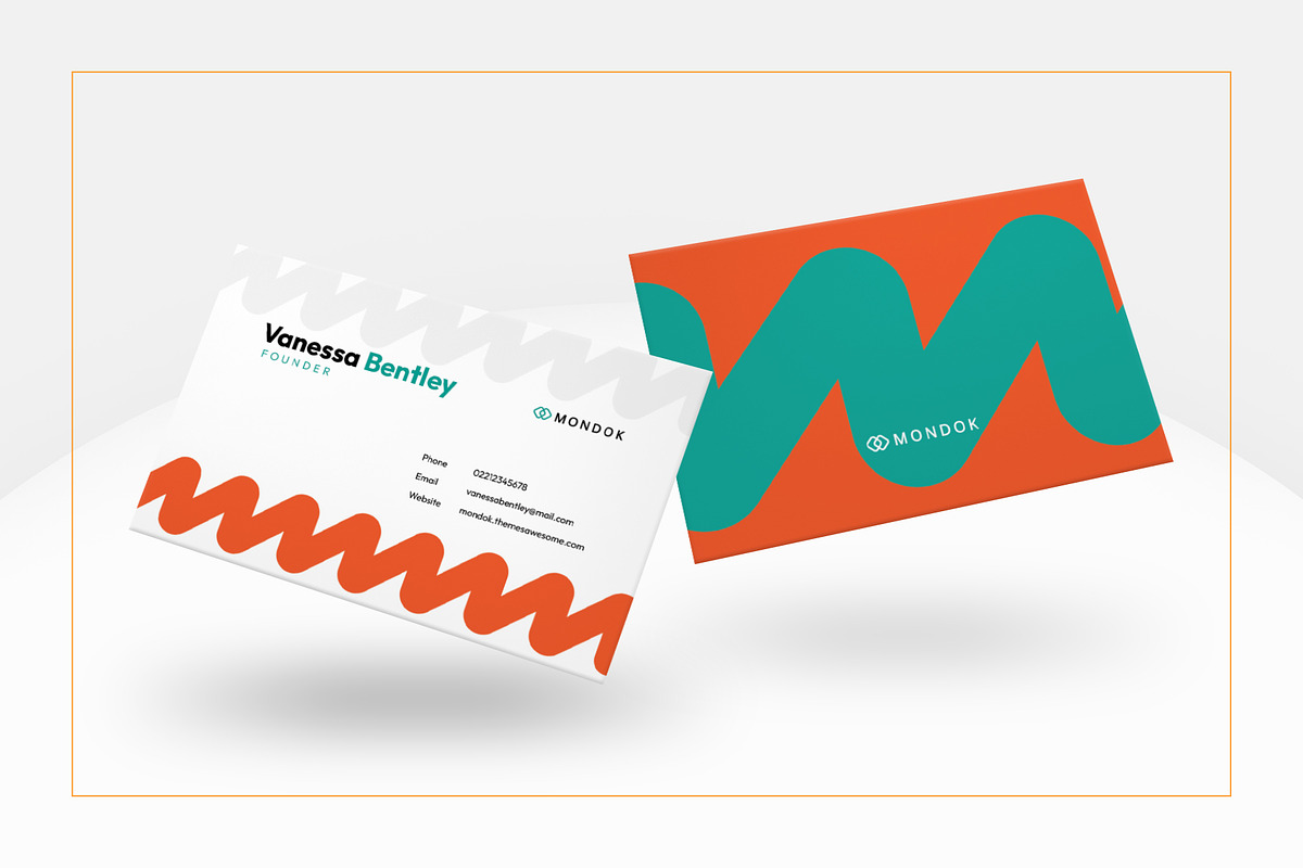 Business Card - Mondok 3, a Business Card Template by Themes Awesome (Photo 2 of 3)