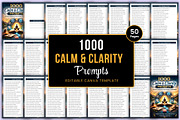1000 Calm & Clarity Prompts Canva, a Print Template by Mustafiz (Thumbnail 1 of 7)
