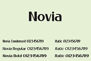Novia font family, a Sans Serif Font by vlad.berla (Thumbnail 3 of 5)