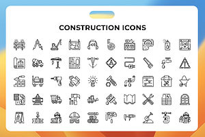 Construction Icons, a Duotone Icon by Wencory