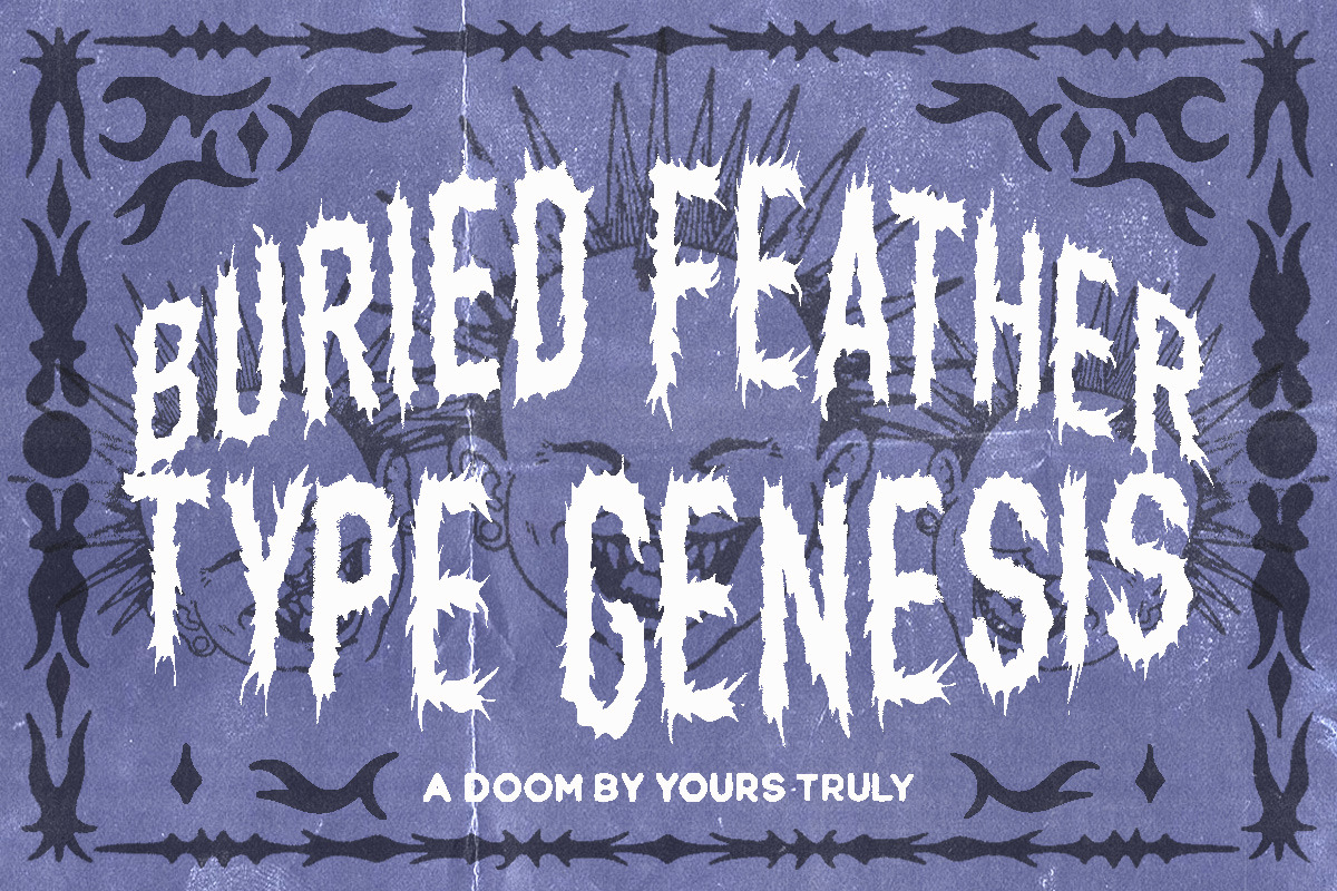 Nether Black Death Metal Font, a Blackletter Font by Letterhend Studio (Photo 6 of 9)