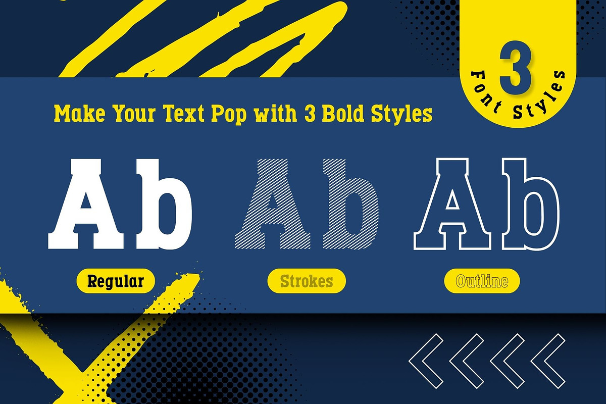 Fox Granite Font, a Slab Serif Font by Fox7 By Rattana (Photo 2 of 13)