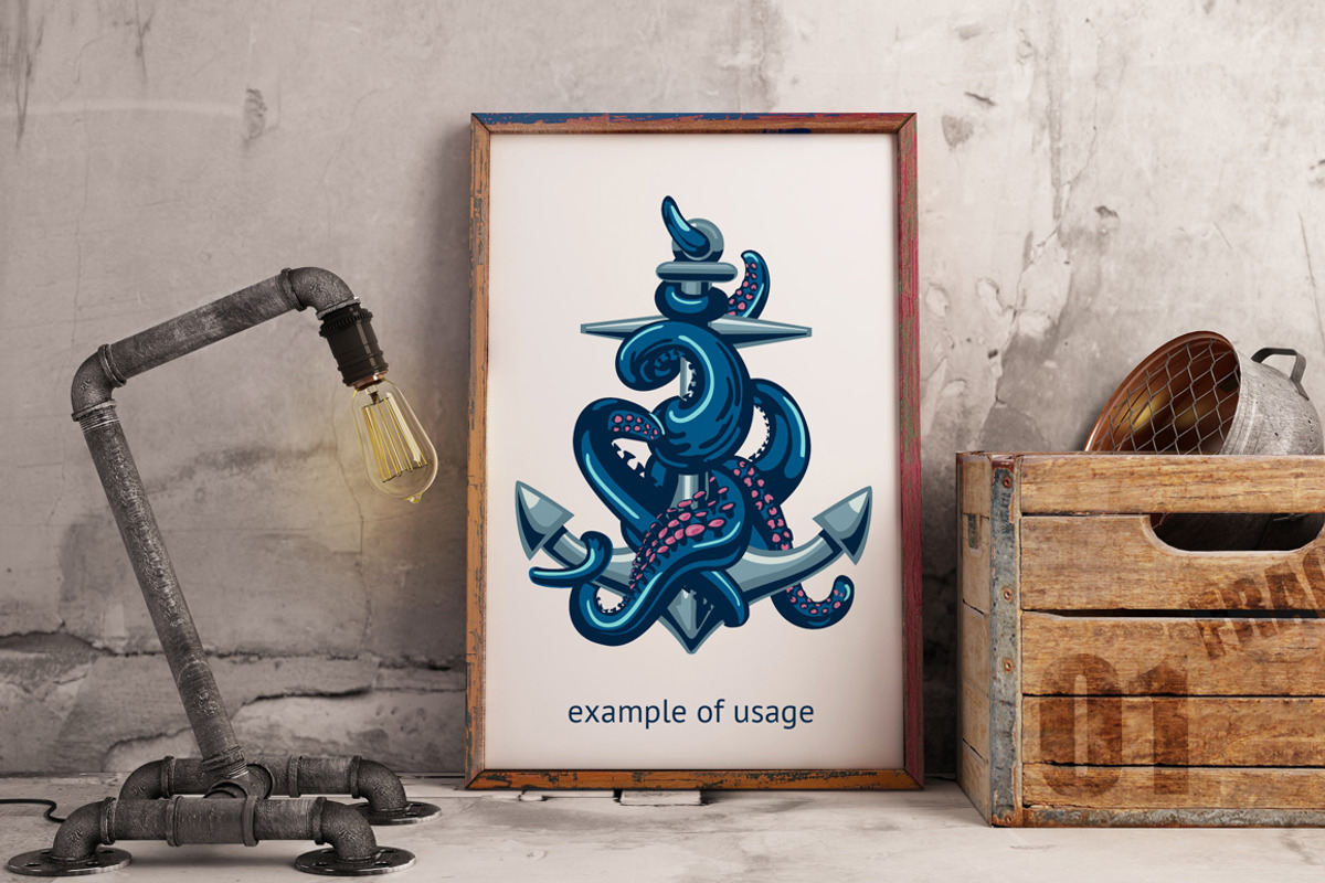 Octopus Vector Pack, an Animal Illustration by ne2pi (Photo 2 of 5)