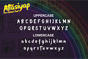 Attasiyap, a Font by Dumadistyle (Thumbnail 2 of 8)