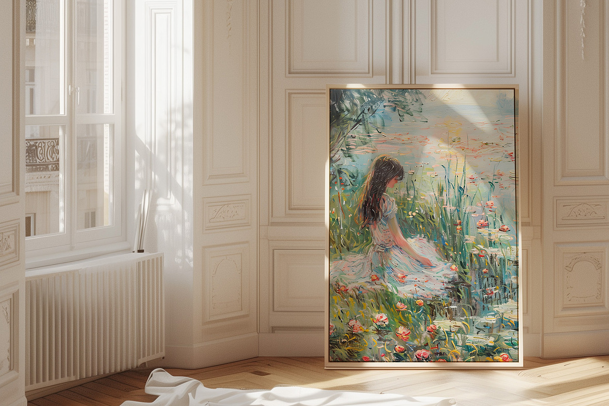 Claude Monet Wall Art Posters, a Background Graphic by Velvet Paper Studio (Photo 6 of 6)