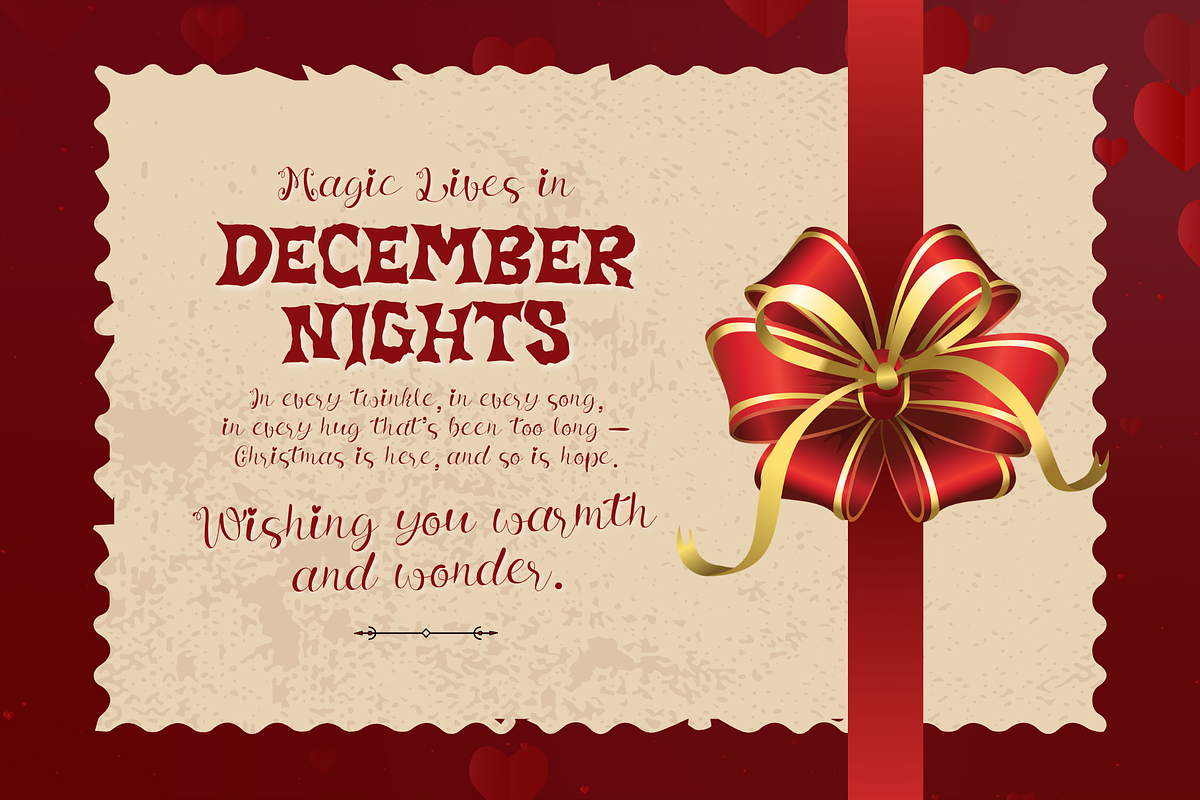 Joyful Christmas is Christmas font, a Script Font by Brown Cupple (Photo 2 of 12)