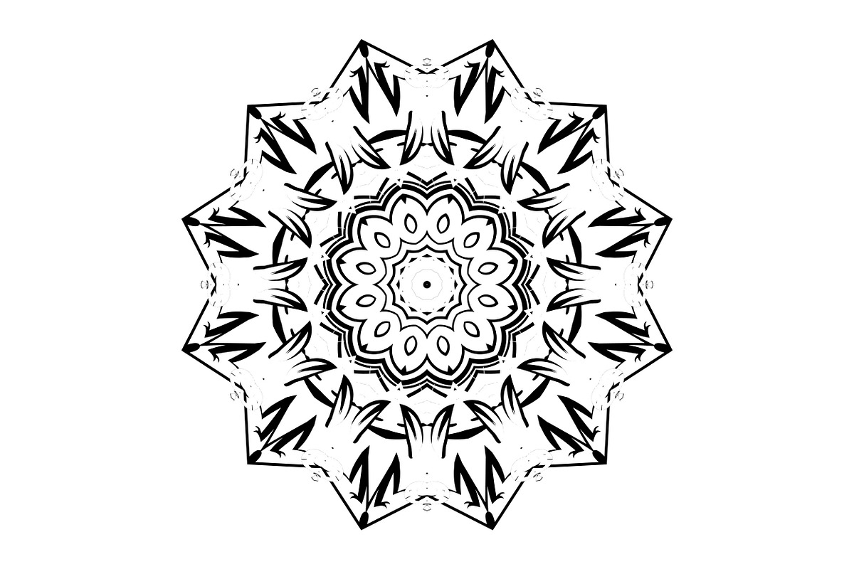 Spiritual Mandala Artwork Bundle, a Decorative Illustration by NJ Himel (Photo 92 of 104)