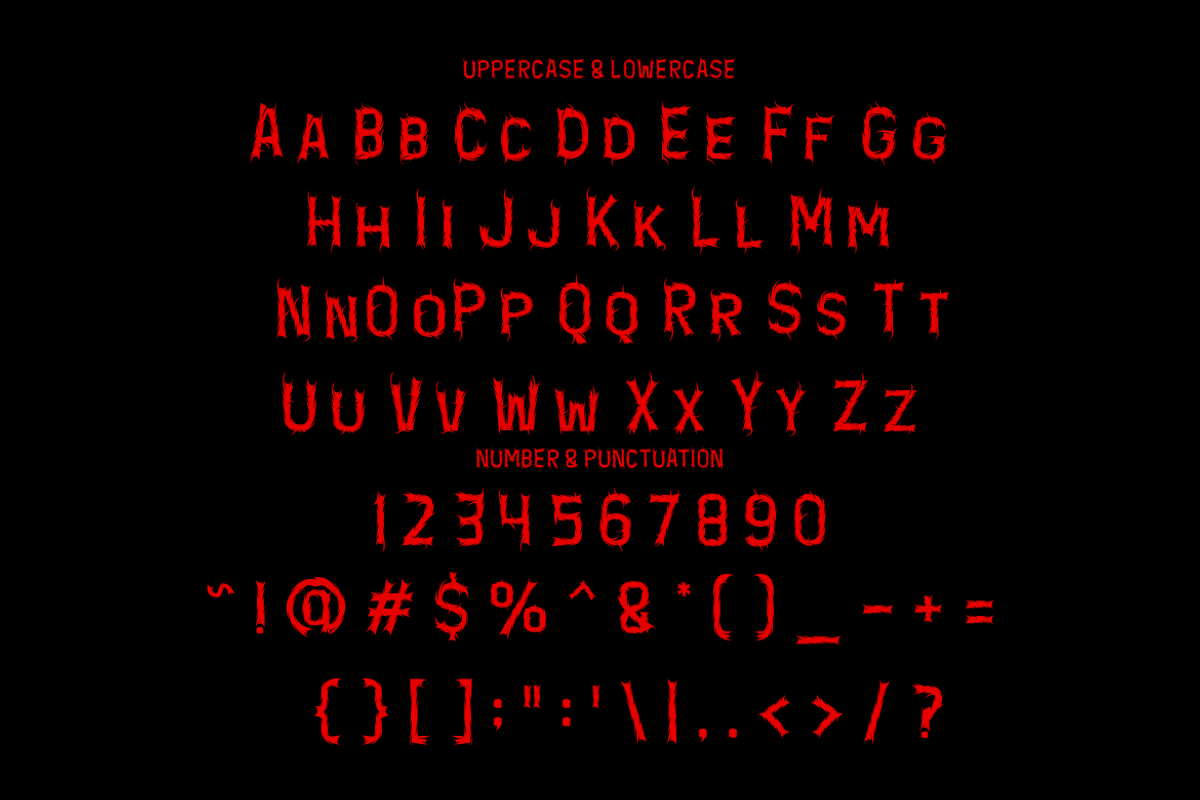Blazrux - Death Metal Font, a Blackletter Font by PutraCetol Studio (Photo 8 of 11)