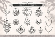 Mystic Celestial & Botanical Designs, a Decorative Illustration by Christine Krahl (Thumbnail 1 of 15)
