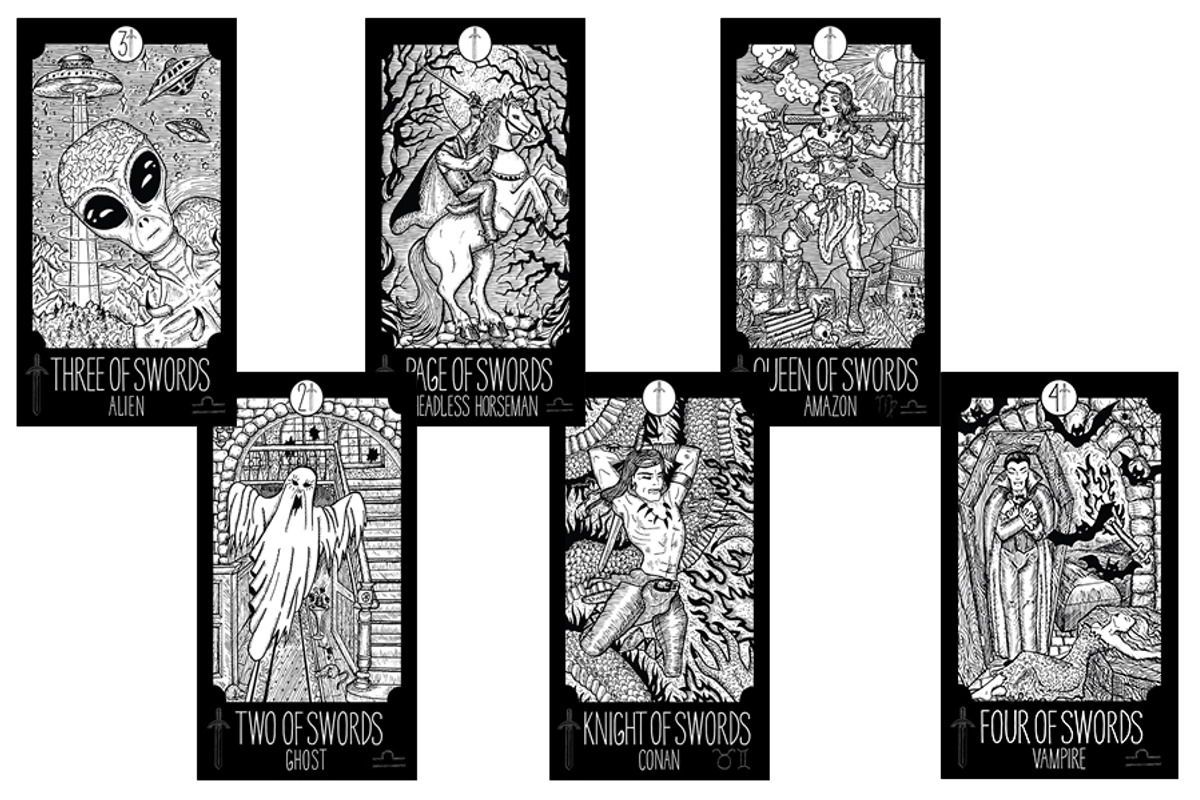 Fantasy Tarot cards, a Decorative Illustration by Samiramay (Photo 11 of 15)