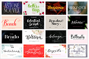 The Huge Font Bundle, a Script Font by Gatype (Thumbnail 4 of 11)