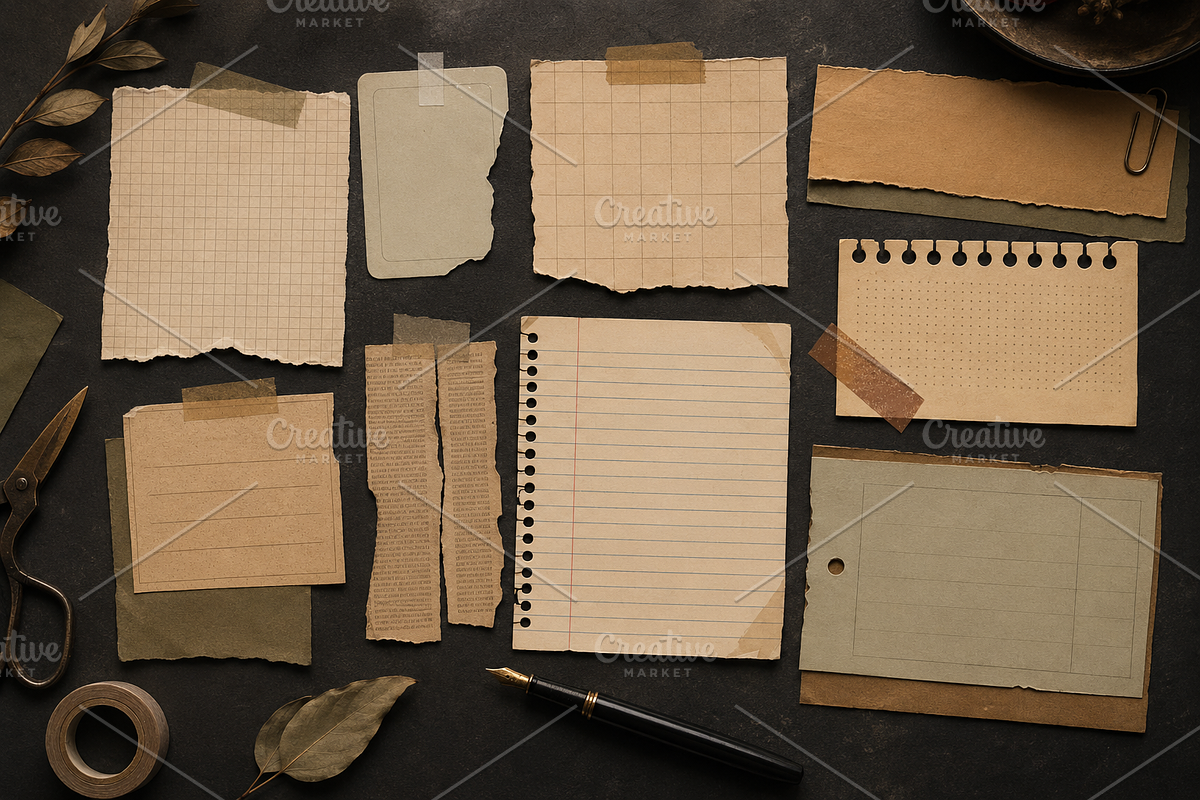 Ripped Old Paper, a Texture Illustration by alexdndz (Photo 2 of 3)