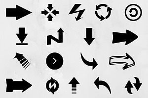 Arrow Silhouette SVG, an Object Illustration by newminddesign