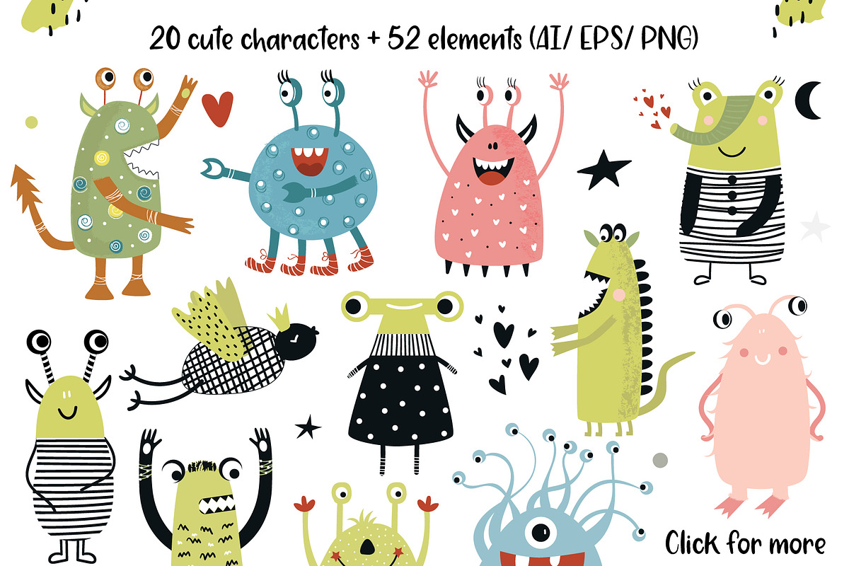 Love Monsters, an Animal Illustration by Oksana Stepova (Photo 7 of 12)
