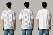 T-Shirt Mockup Asian. Generated Ai, a Shirt Mockup by Grow Design Craft Studio (Thumbnail 5 of 7)