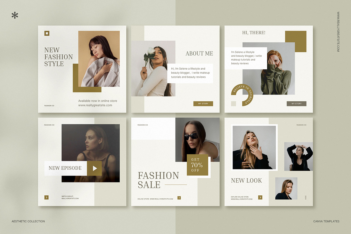 Instagram Posts Canva Templates, a Social Media Template by Vasya Kobelev (Photo 8 of 8)
