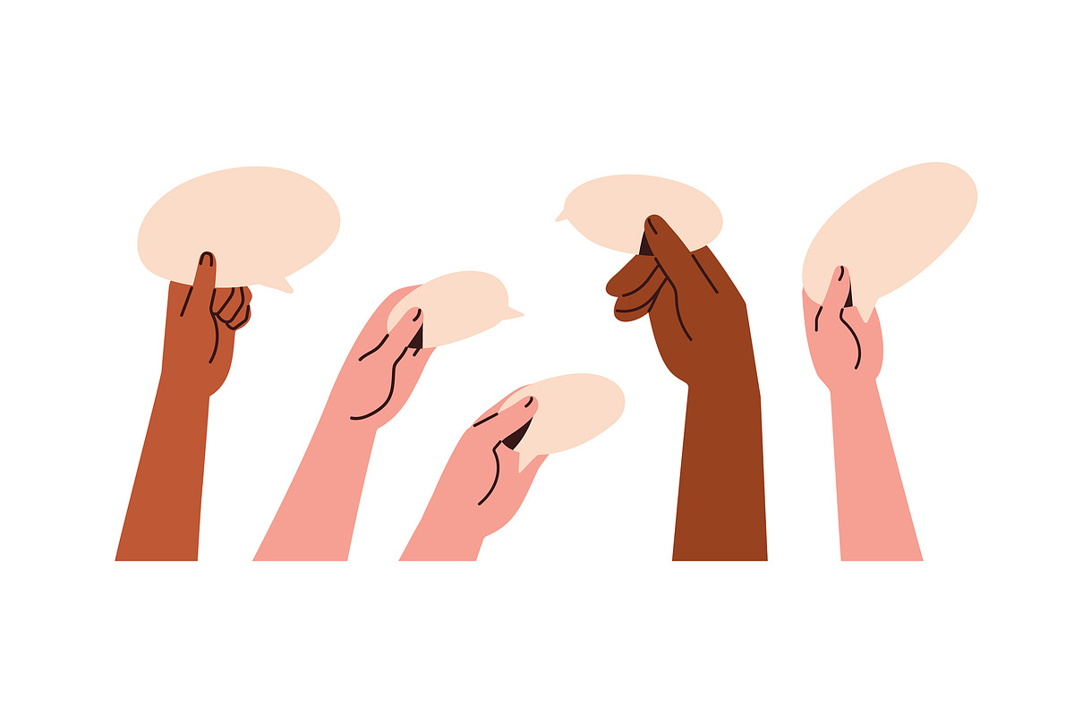 Hands with heart, star, emoji symbol, a Person Illustration by Good Studio (Photo 19 of 25)