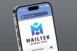 Mail Tech Communication Logo, a Branding & Logo Template by Design_Planet