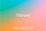 Vibrant – 100 Gradient Backgrounds, a Texture Graphic by MarkSupply (Thumbnail 1 of 5)