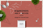 Diamonds are Forever. Modern Crystal, a Texture Illustration by Elena Paletskaya (Thumbnail 1 of 6)