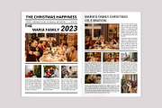 Christmas Family Newsletter, a Brochure Template by ROJI CREATOR (Thumbnail 2 of 7)