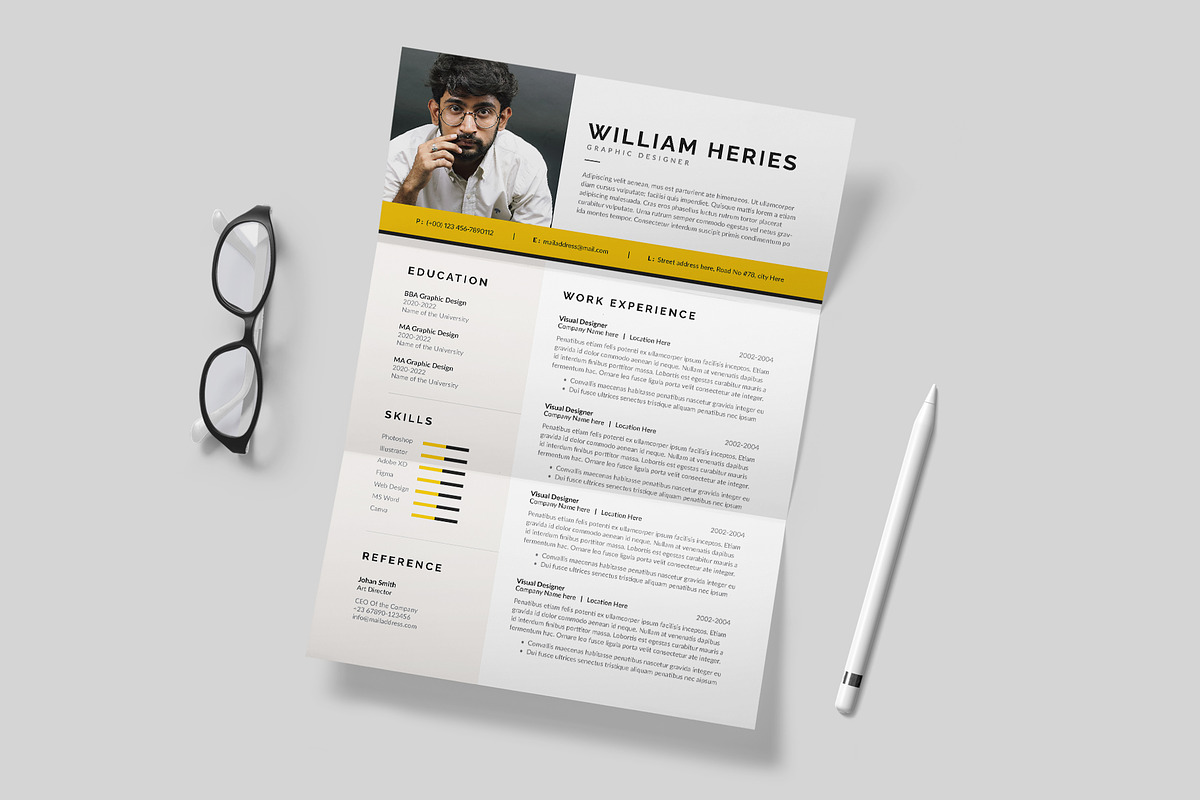 Resume / CV Template | Word preview 5