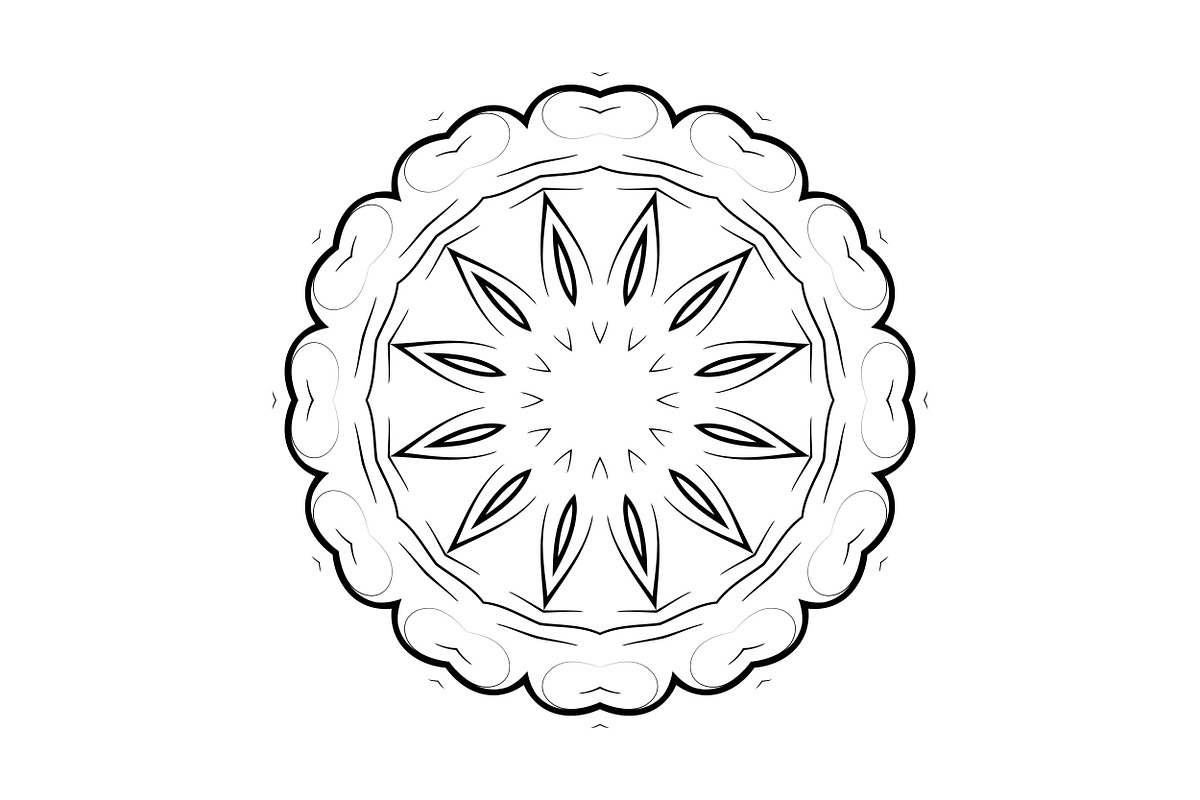Decorative Mandala Digital Art Pack, a Decorative Illustration by NJ Himel (Photo 9 of 101)