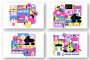 10 Music School Illustration, a Person Illustration by denayunebgt (Thumbnail 3 of 4)