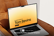 Portfolio Website Framer Template, an UI Kit Template by Rozepaars Design (Thumbnail 1 of 5)